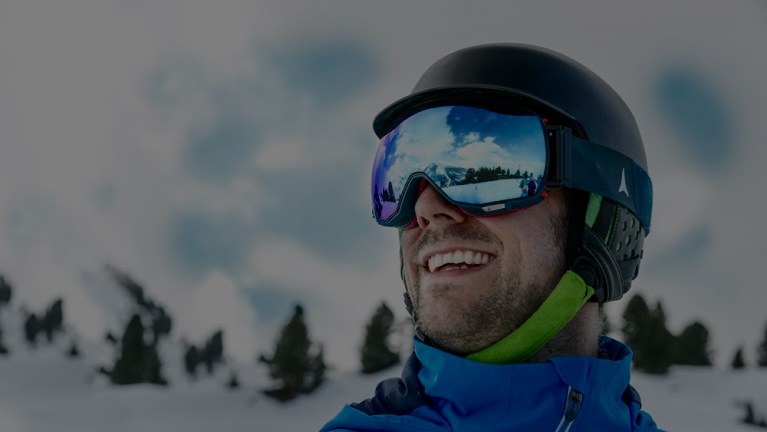 skiing