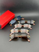 کارتیر فریم لس دسته چوبی